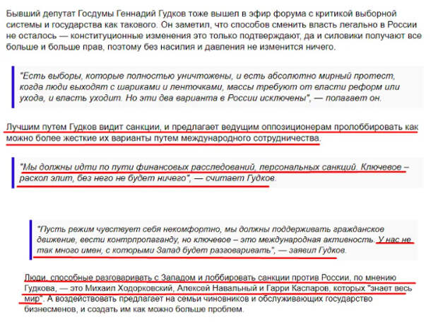 Навальный, Волков, Гудков, Касьянов – «власовцы от оппозиции»,