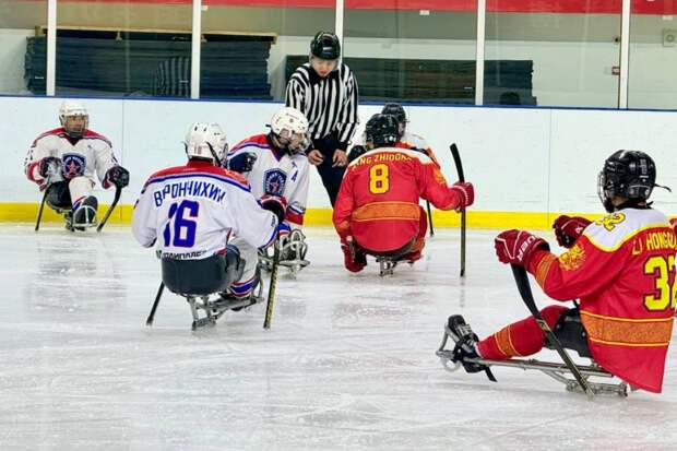 Тульский «АКМ-следж» обыграл сборную Китая по следж-хоккею со счётом 3:2