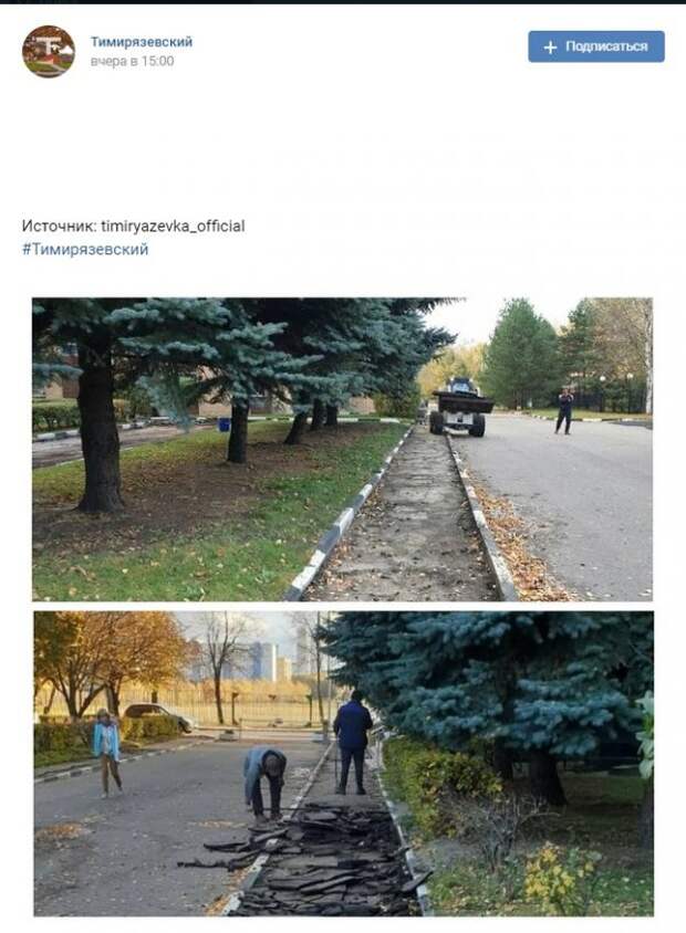 Фото дня: благоустройство кампуса Тимирязевской академии