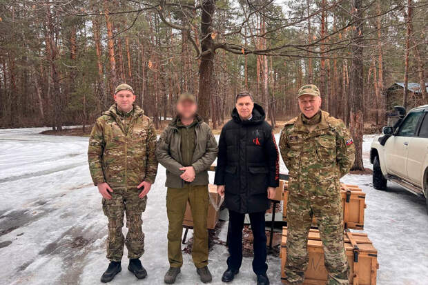 Глава городского округа Котельники Михаил Соболев посетил ЛНР и передал бойцам гуманитарный груз