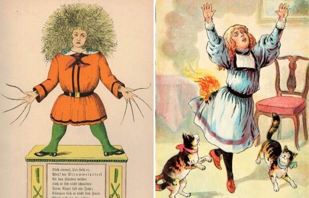 Ужасы и страшные картинки: как в XIX веке детей приучали к хорошему поведению