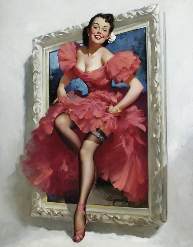 Pin-up — художник Джил Элвгрен