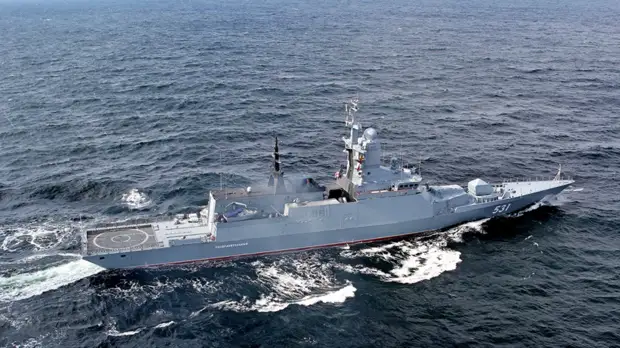 Корвет «Сообразительный» провёл учения в Балтийском море
