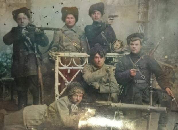 Красные партизаны. Минусинский фронт, 1919 год.