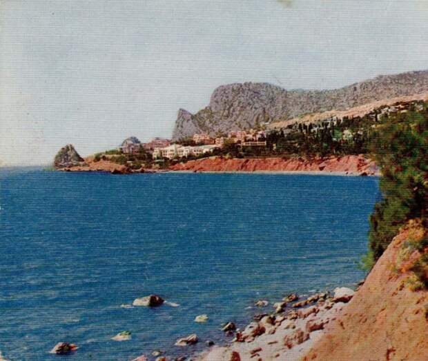 Посёлок на южном берегу. Крым, 1925 год. 