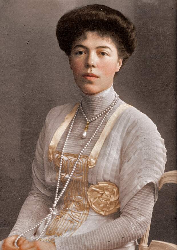 Дочь Александра III - княгиня Ольга Александровна