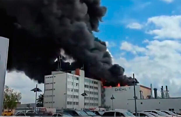 В Берлине горит завод оборонно-промышленной компании Diehl