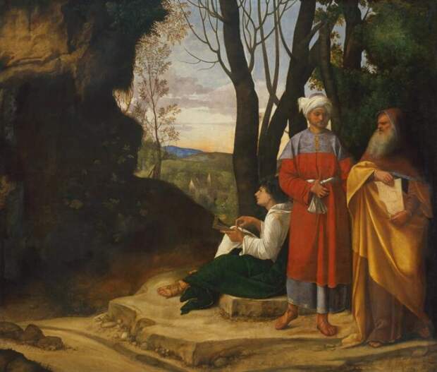 Джорджоне, «Три философа» 1508 г.