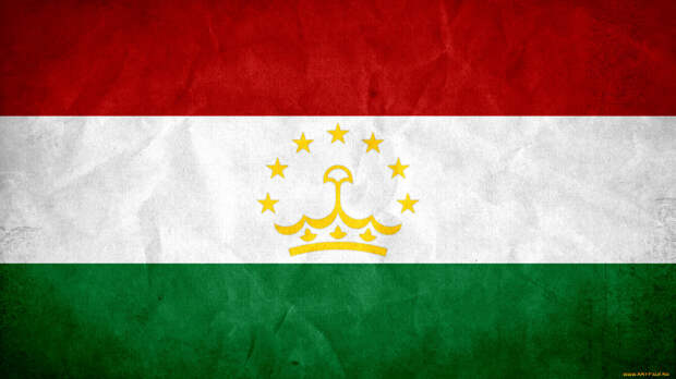 Флаг Таджикистана. Источник фото: https://absurdopedia.net/wiki/Файл:Флаг_Таджикистана.jpg