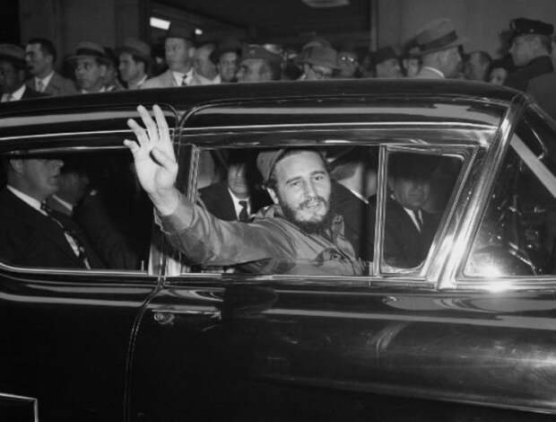 Фидель в Нью-Йорке, 1959 год. Viva Cuba! Viva Fidel! Viva la Revolution! Фидель Кастро, авто