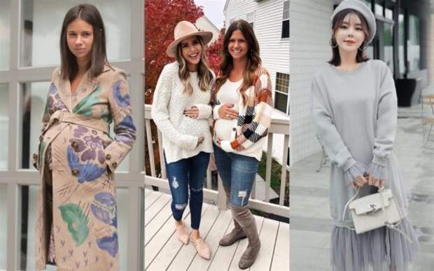 11 зимних нарядов для беременных