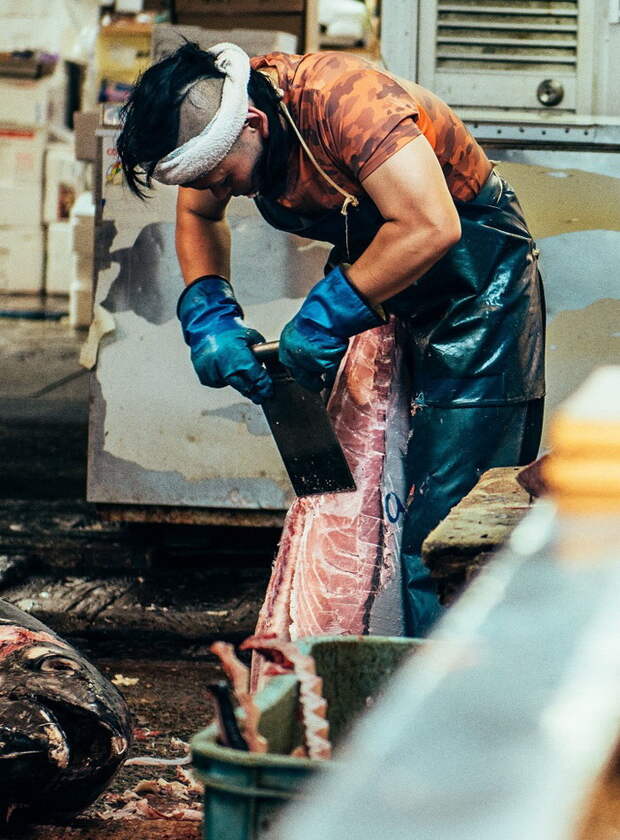 Лица Токийского рыбного рынка