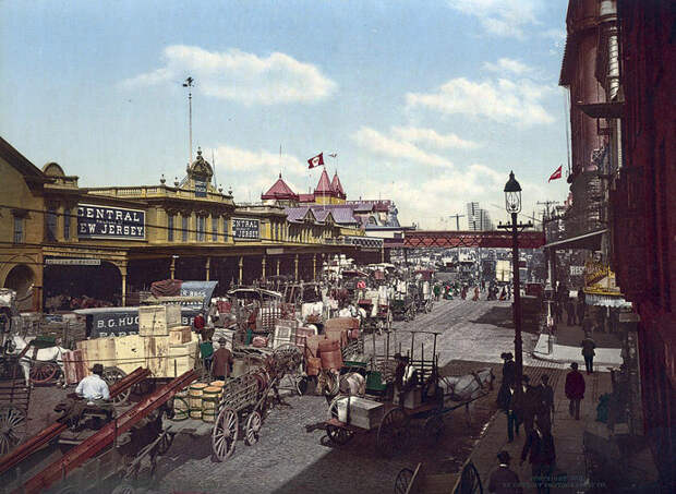 Фотография: Нью-Йорк 1900 года в цвете №6 - BigPicture.ru