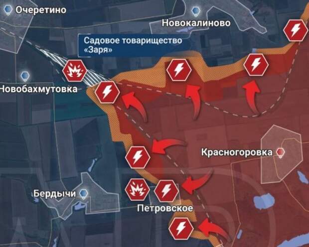 Карта боевых действий на Украине на сегодня 31 декабря 2023 в реальном времени