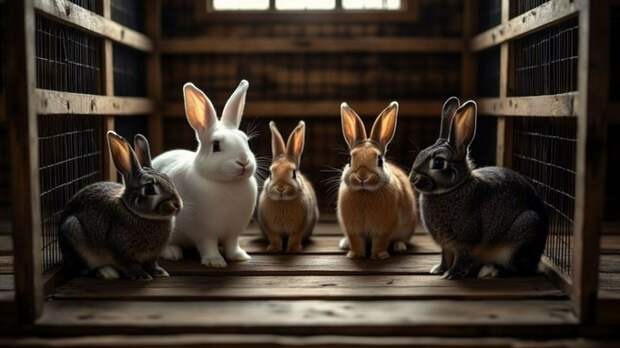 Кролики / Изображение сгенерировано YandexGPT 5 Pro / amic.ru