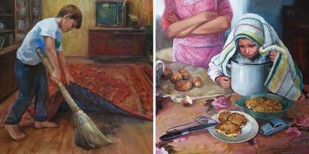 Заряд доброты от художницы: 18 картин, от которых становится тепло на душе