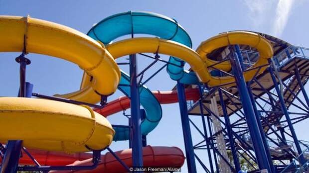 Leanyer water slide and swimming pool park, Darwin,Northern Territory,Australia