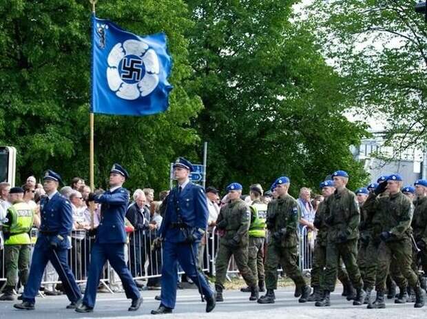 Финское подразделение ВВС с тем же самым знаменем