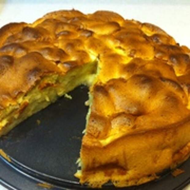 Шарлотка с яблоками