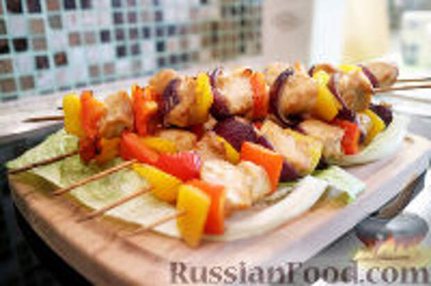 Фото к рецепту: Куриные шашлычки