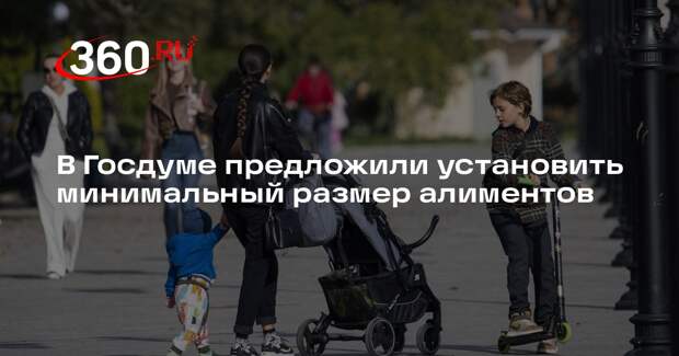 В Госдуме предложили установить минимальный размер алиментов