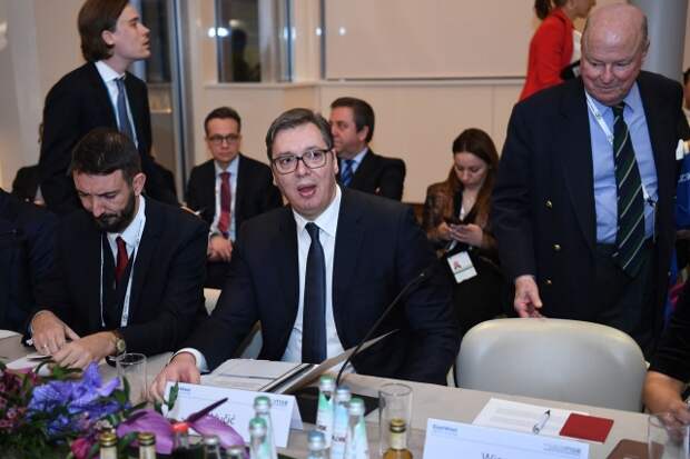 Александр Вучич на Мюнхенской конференции. Февраль 2020 года