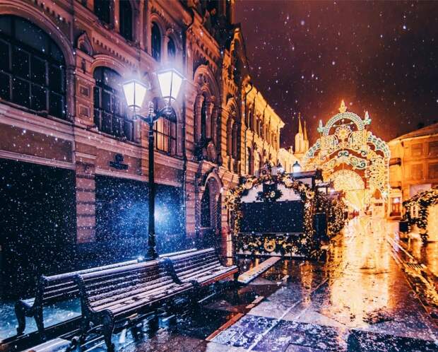 Новогодняя Москва на фотографиях Кристины Макеевой