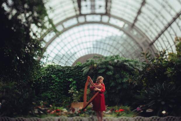 Концерт Ольги Максимовой в оранжерее Таврического сада