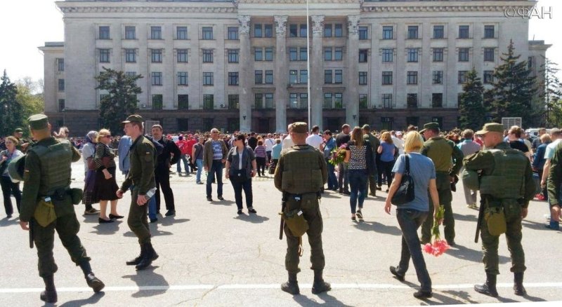 Неонацисты устроили свою акцию памяти в Одессе и пошли на Куликово поле