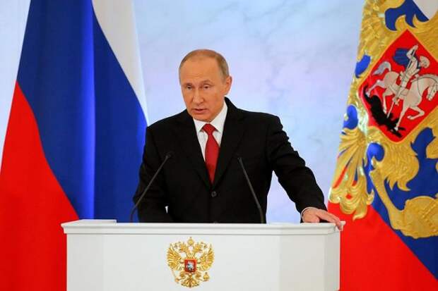 Правительственный канал США показал Послание Путина Федеральному Собранию РФ