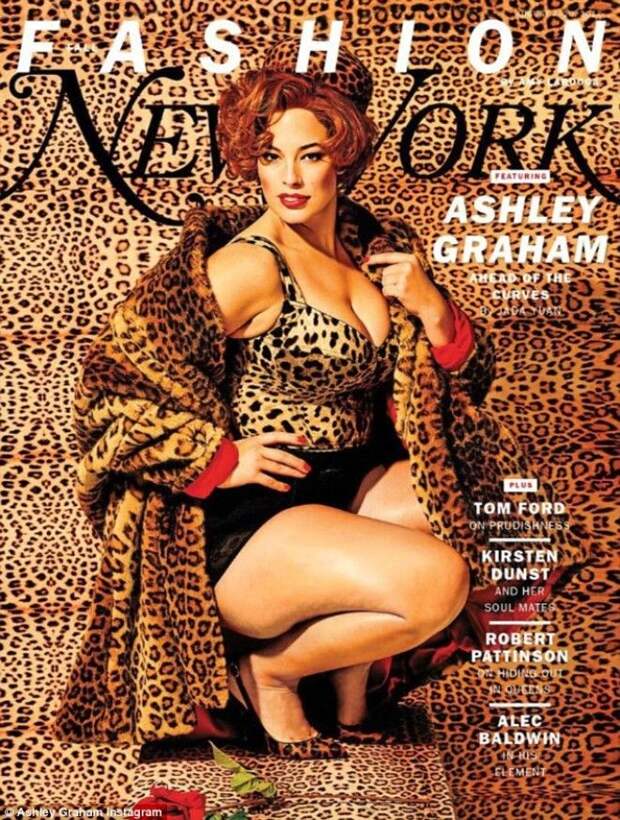 Это самая скандальная фотосессия плюссайз модели Эшли Грэм