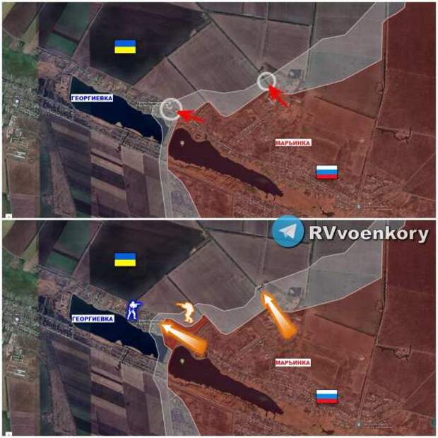 В Рождество армия России продвинулась, вернув контроль над храмами Святого Георгия и Всех Святых в Георгиевке (КАРТА) | Русская весна