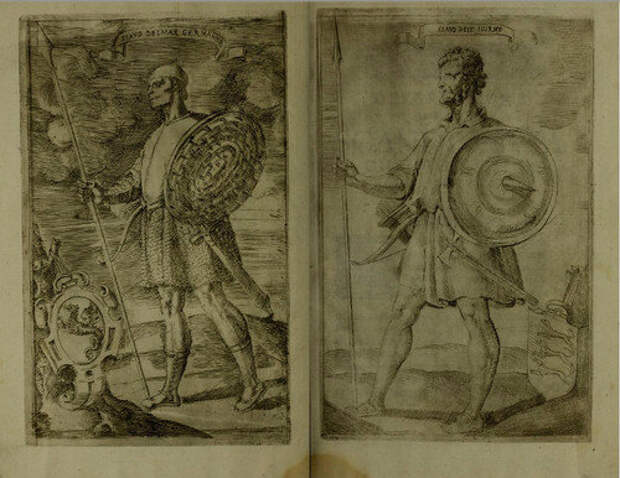 на картинке слева воин с гербом будущей Тартарии 