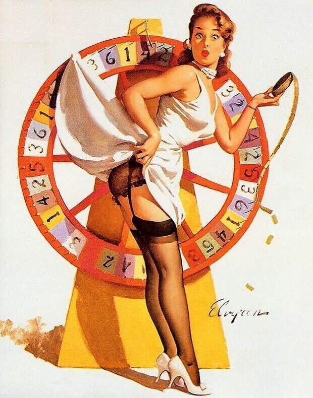Pin-up — художник Джил Элвгрен