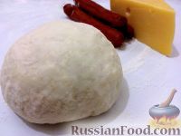 Фото к рецепту: Сметанное тесто для пиццы