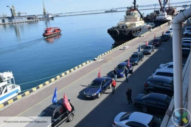 Бандеровцы в Одессе заблокировали автопробег в честь Дня Победы