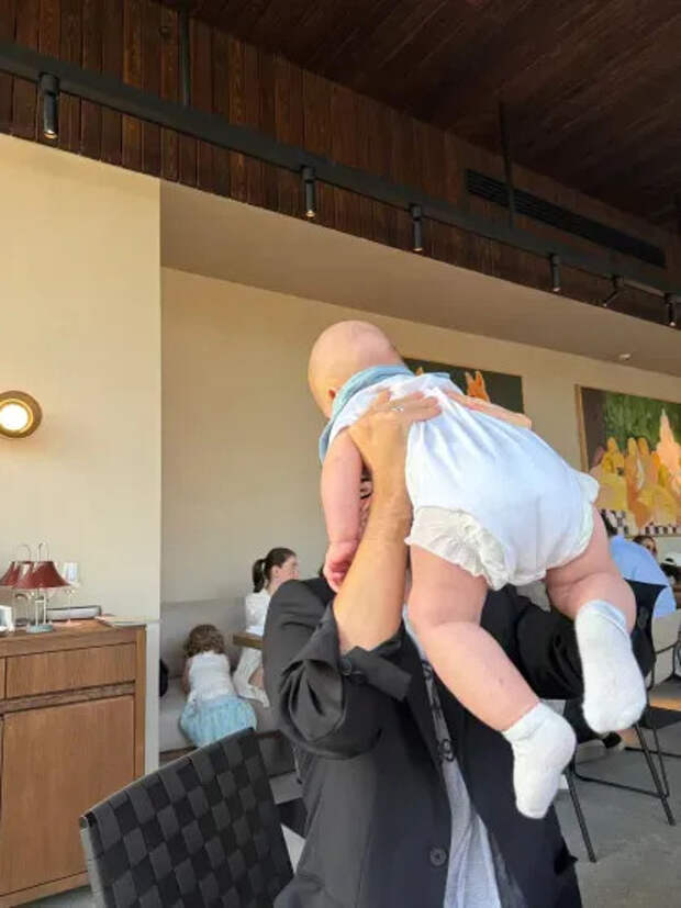 Александр Петров с сыном