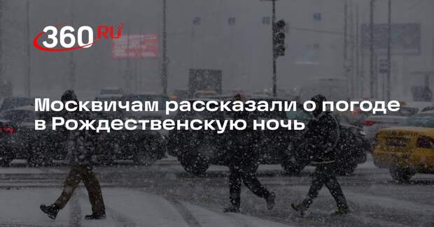 Гидрометцентр: в Москве в Рождественскую ночь ожидается снег