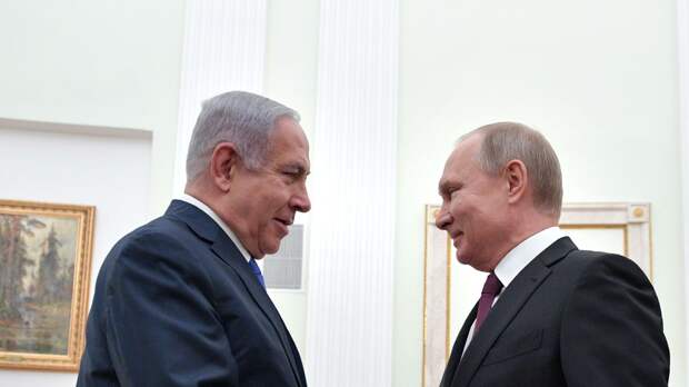 Президент РФ Владимир Путин и премьер-министр Израиля Биньямин Нетаньяху Президент РФ Владимир Путин и премьер-министр Израиля Биньямин Нетаньяху - РИА Новости, 1920, 06.03.2021