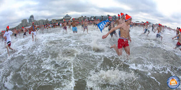 Фестиваль зимнего плавание Unox Nieuwjaarsduik 2014 в Нидерландах