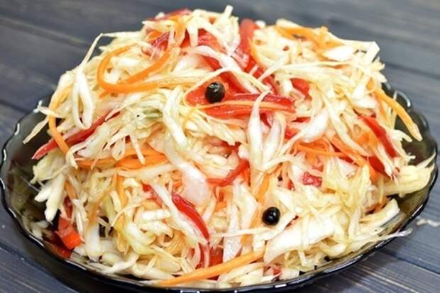 Маринованная капуста Провансаль быстрого приготовления