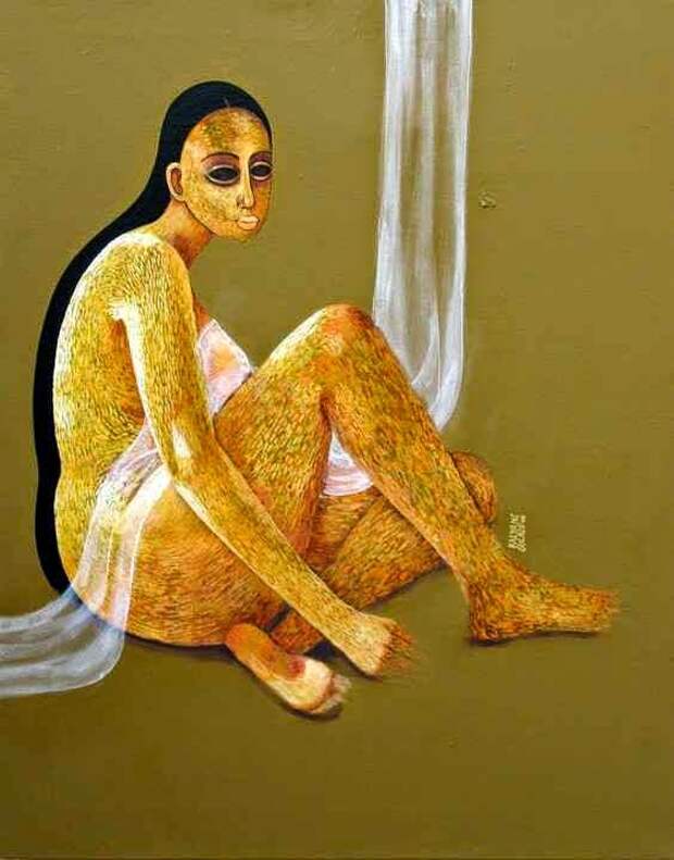 Индийская художница. Kalyani Gulage
