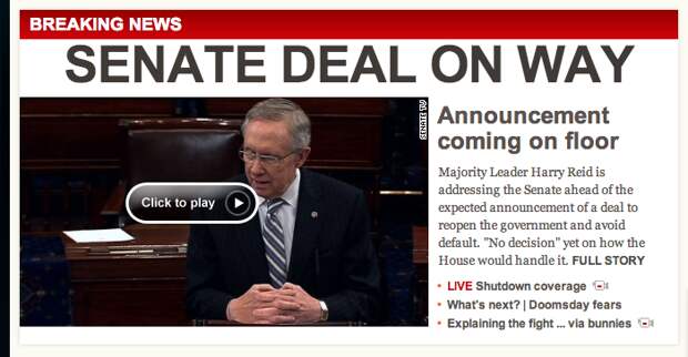 CNN front page