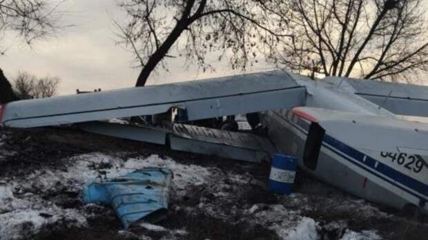 В Волгоградской области самолёт Ан-2 получил повреждение при посадке