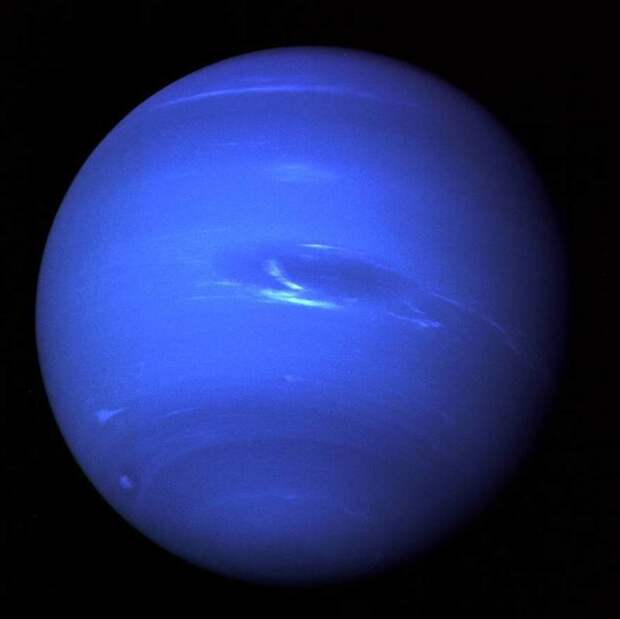 Аппарат "Вояджер-2" сумел впервые запечатлеть Нептун вблизи 1989 года космос, планеты, поверхность Венеры, поверхность Марса, поверхность Меркурия, поверхность Урана, поверхность планеты