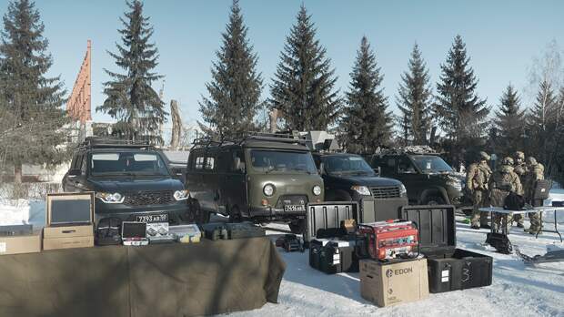 Бойцам бригады «БАРС-Курск» передали 88 автомобилей