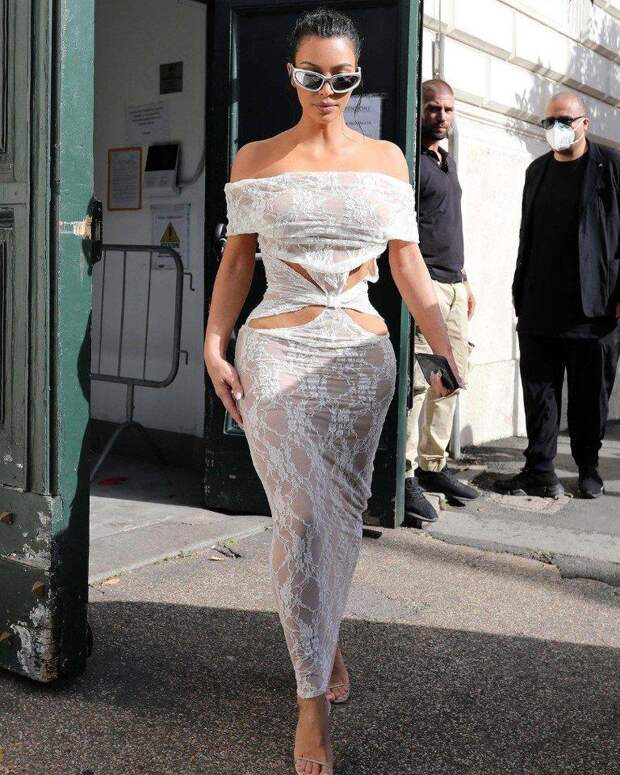 Ким Кардашьян отправилась в Рим 