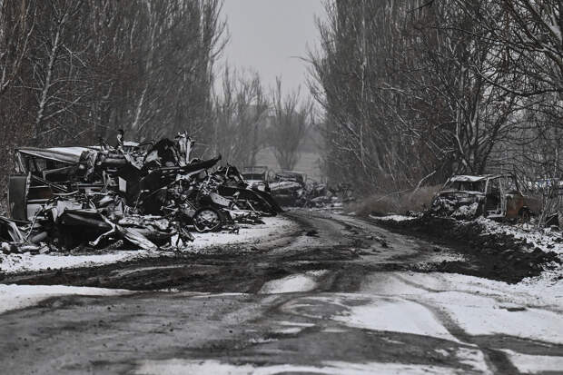 Военкор показал ведущую на Славянск дорогу