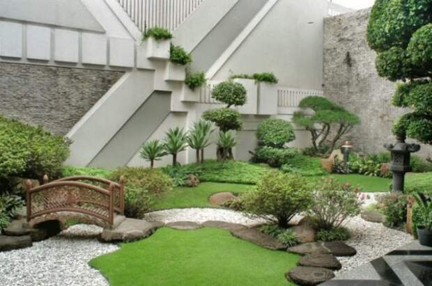 Отличный проект садового участка в японском стиле. 