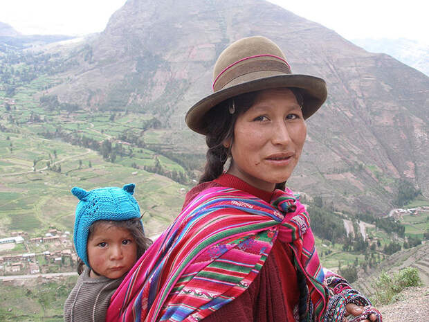 Женщина из числа индейцев Кечуа.